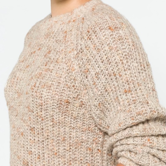 SOPHIE RUE Greyson Marled Crew Neck Pullover SIZE M - Picture 3 of 8